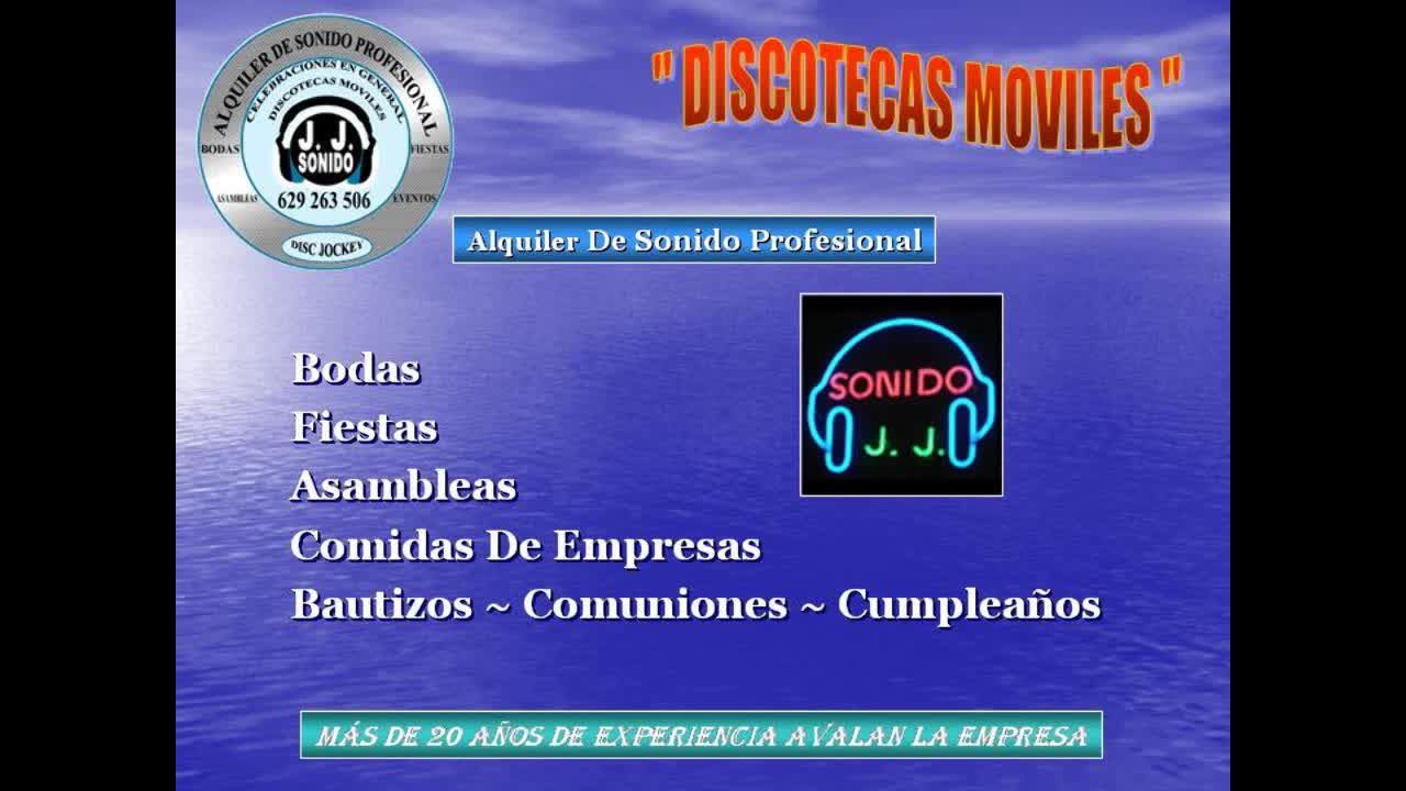 ALQUILER DE SONIDO, DISCOTECAS MOVILES, jjsonido.es